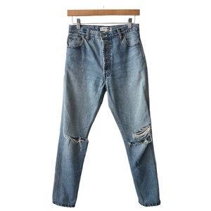 Levi’s Re/done 24 distressed denim jeans